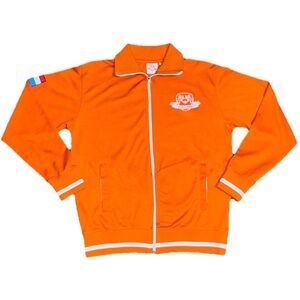 Holland Amsterdam Soccer Embroidered Jacket Orange Men’s Small Women’s Large
